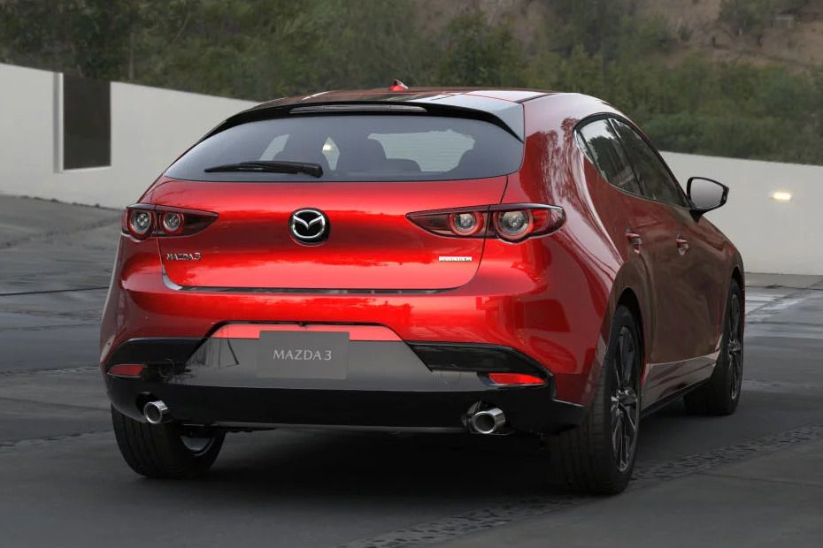 Mazda 3 Hatchback Rear Angle View