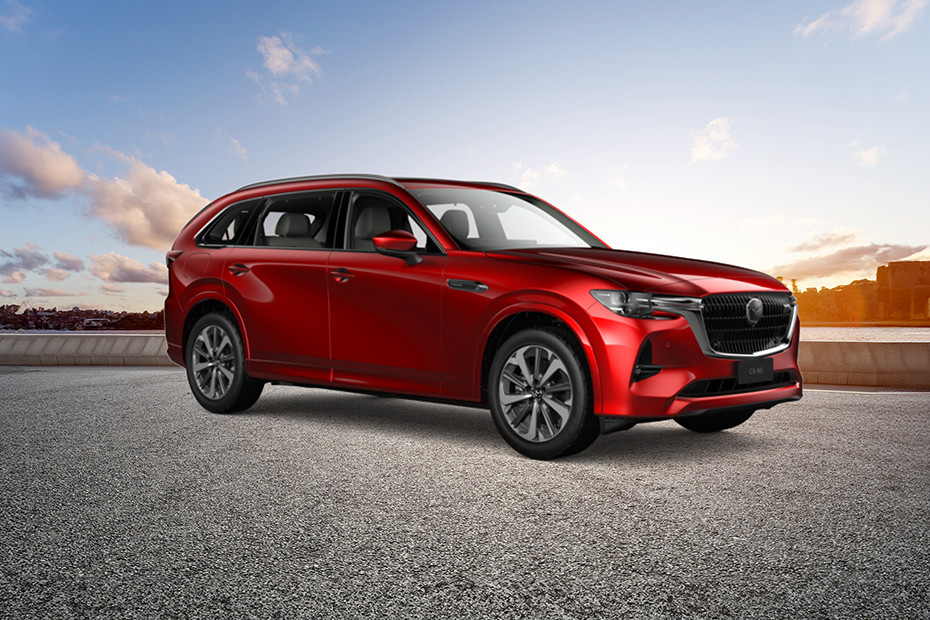 Mazda CX-80 Front Cross Side View Mazda CX-80 Front Cross Side View