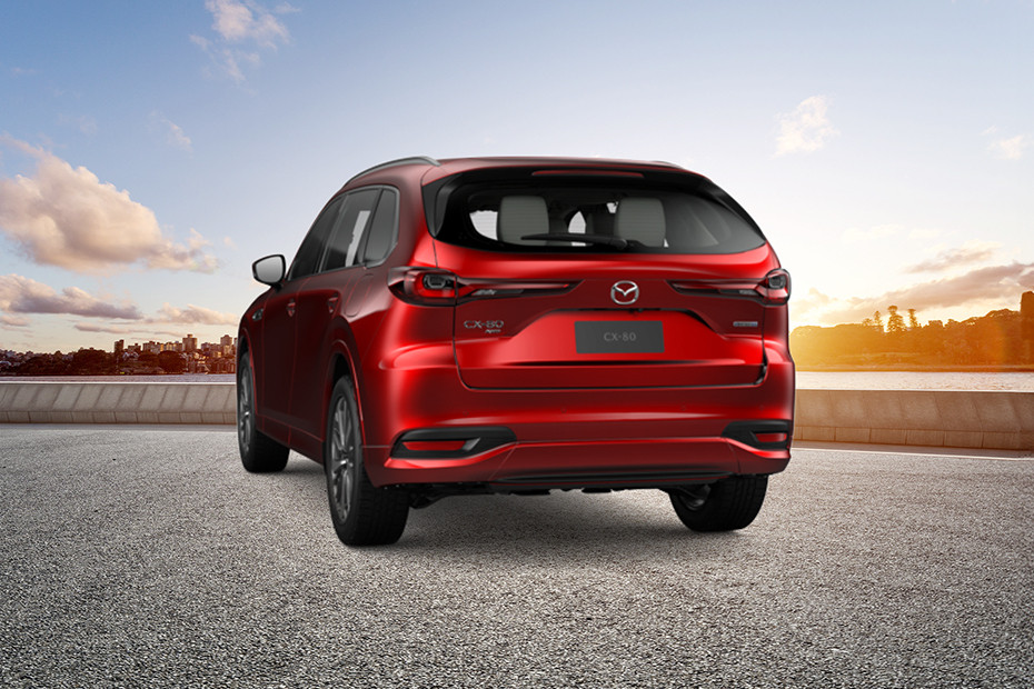 Mazda CX-80 Tampak belakang tengah Tampak belakang tengah CX-80
