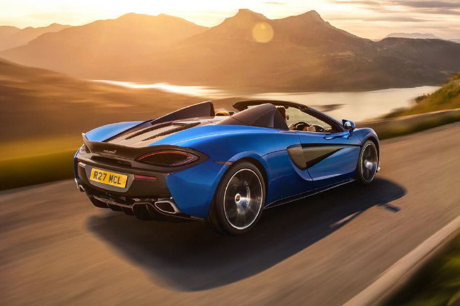 Mclaren 570S Spider Rear Angle View