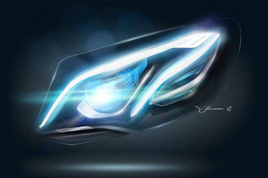 Lampu depan E-Class Lampu depan E-Class