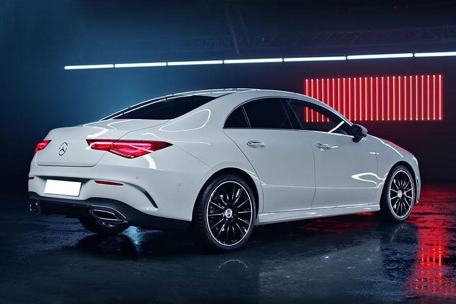 Mercedes Benz CLA-Class Rear Low Angle View