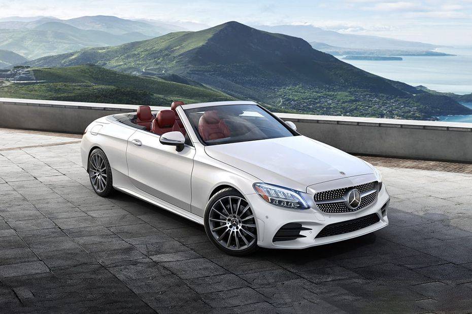 Mercedes Benz C-Class Cabriolet Front Cross Side View Mercedes Benz C-Class Cabriolet Front Cross Side View