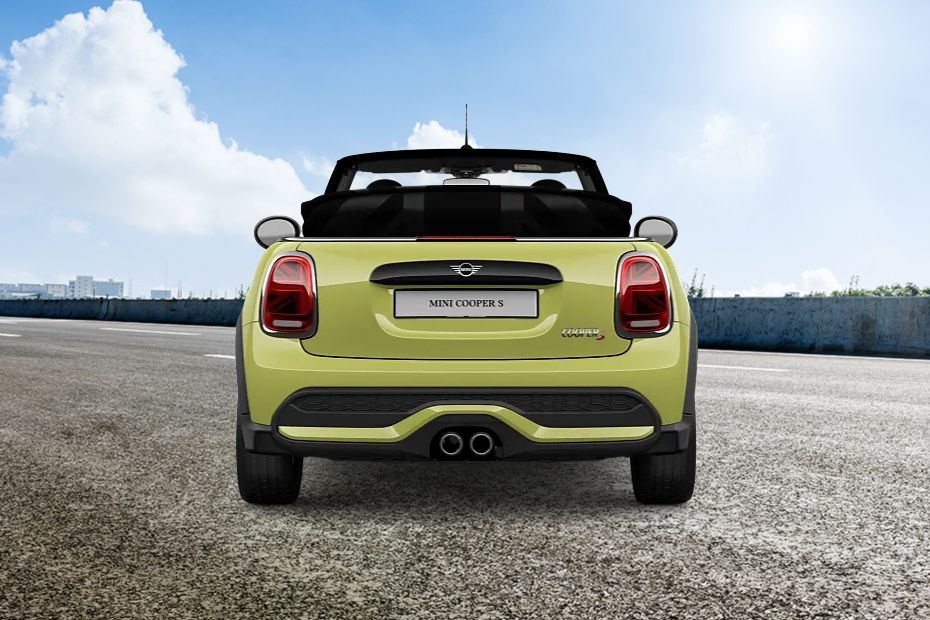MINI Convertible Tampak belakang Tampak belakang Convertible