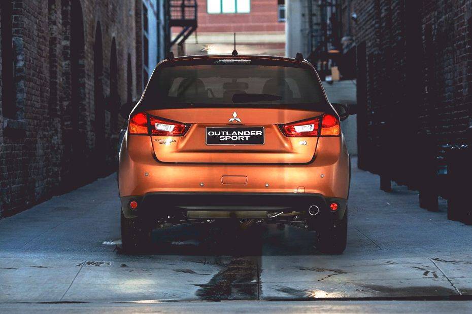 Full Rear View of Mitsubishi Outlander Sport Full Rear View of Mitsubishi Outlander Sport