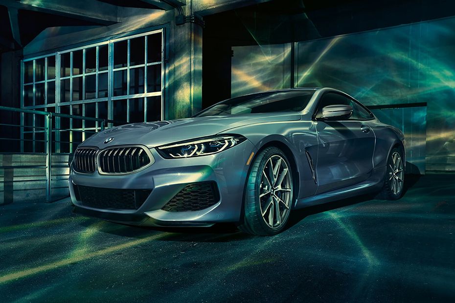 BMW 8 Series Coupe Front Side View BMW 8 Series Coupe Front Side View