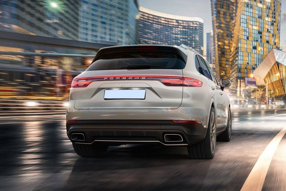 Porsche Cayenne Back Side View Porsche Cayenne Back Side View