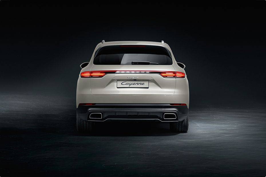 Full Rear View of Porsche Cayenne Full Rear View of Porsche Cayenne