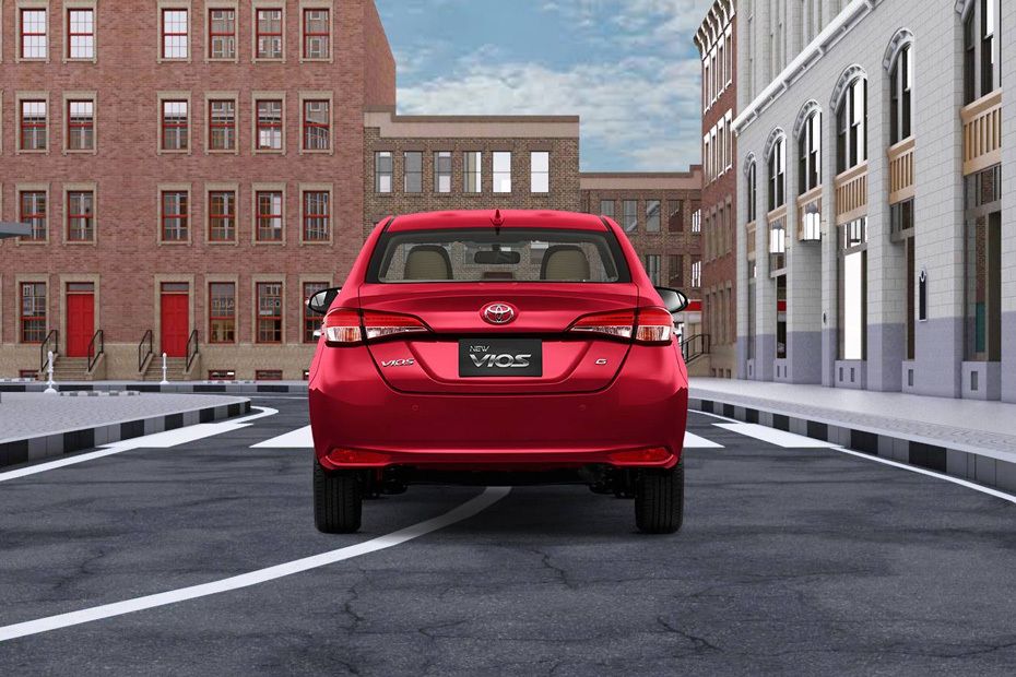 Tampak belakang Vios Tampak belakang Vios