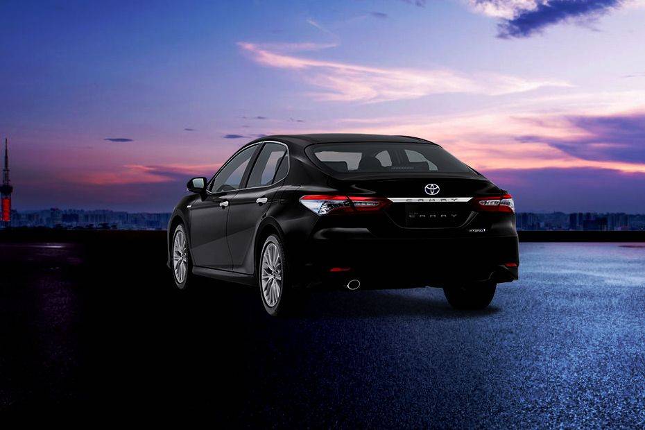 Rear Medium View of Toyota Camry Hybrid Rear Medium View of Toyota Camry Hybrid
