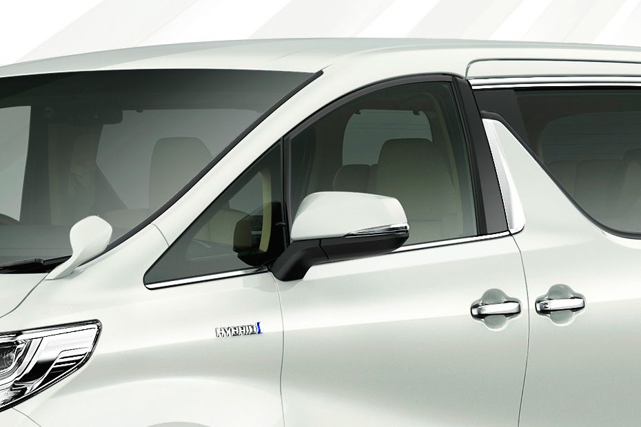 Toyota Alphard Hybrid Drivers Side Mirror Front Angle Toyota Alphard Hybrid Drivers Side Mirror Front Angle