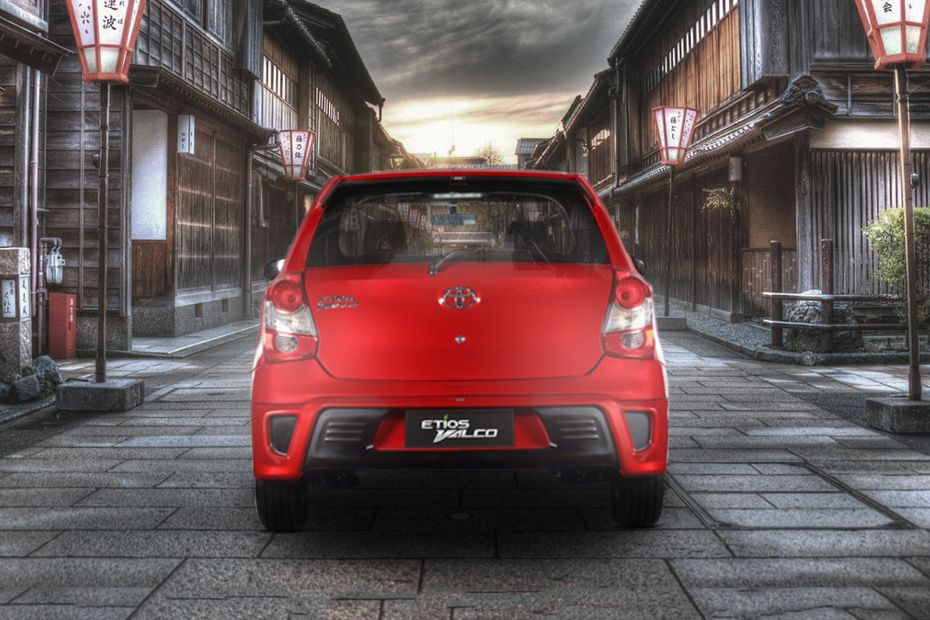 Toyota Etios Valco Full Rear View Toyota Etios Valco Full Rear View