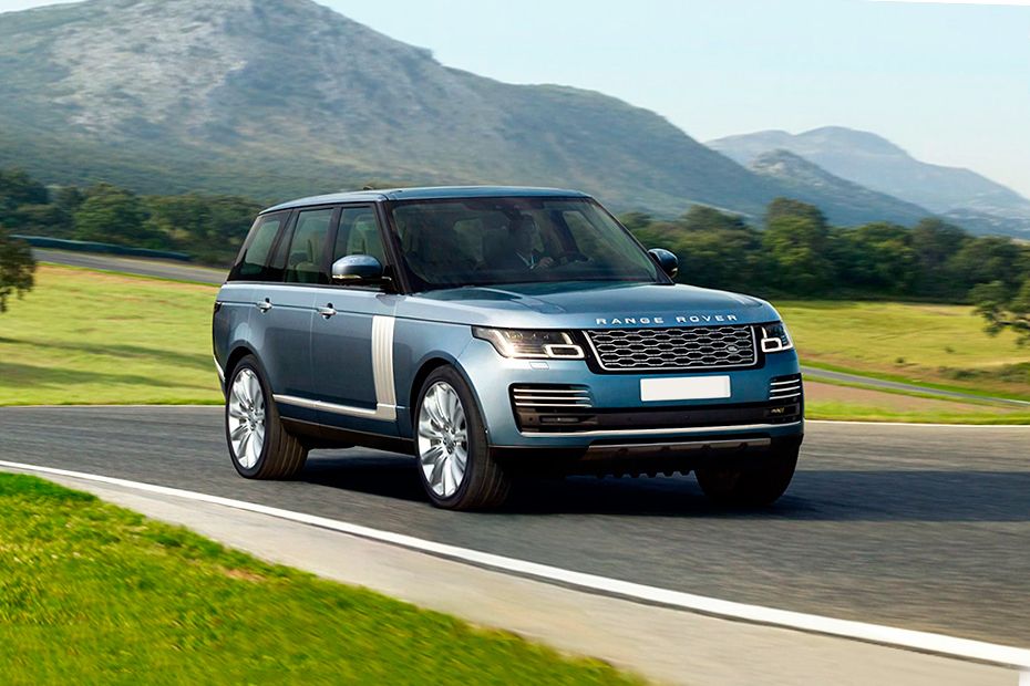 Range Rover Front angle low view Range Rover Front angle low view