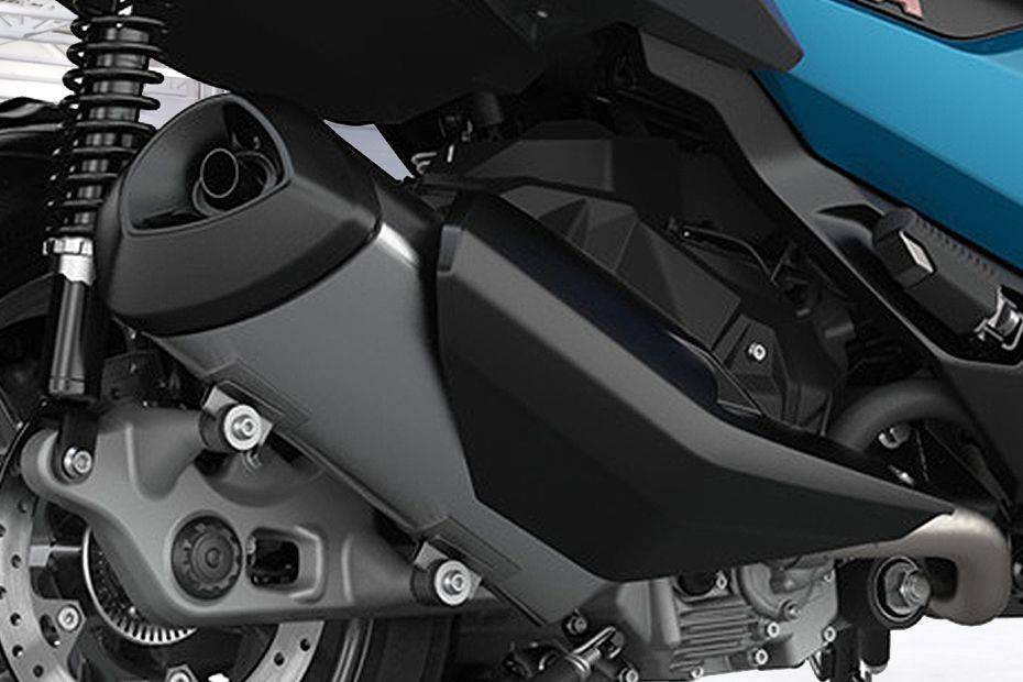 BMW C 400 X Exhaust View BMW C 400 X Exhaust View