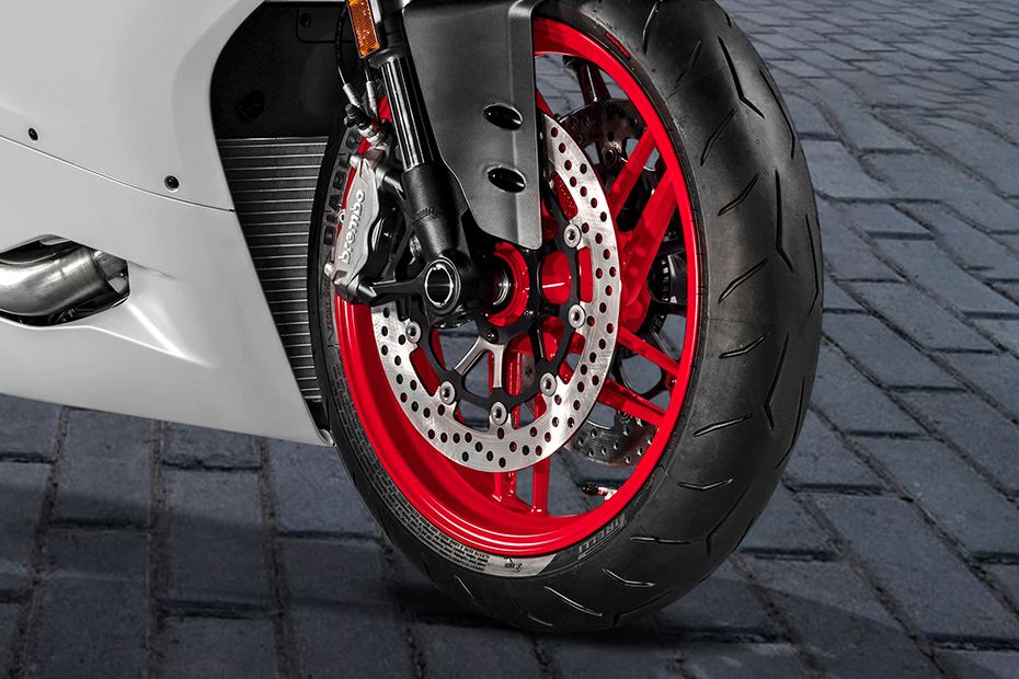 Ducati Panigale Front Tyre View