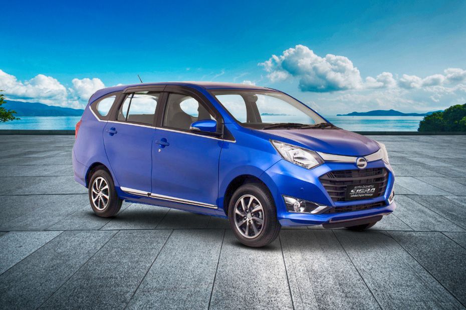 Daihatsu Sigra (2016-2018) Front Cross Side View Daihatsu Sigra (2016-2018) Front Cross Side View