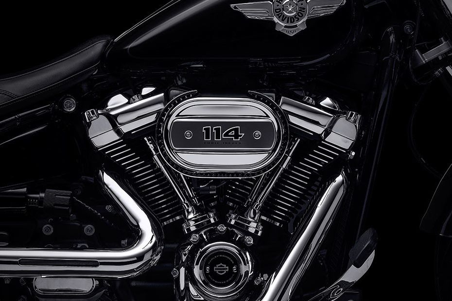Harley Davidson Fat Boy Engine View