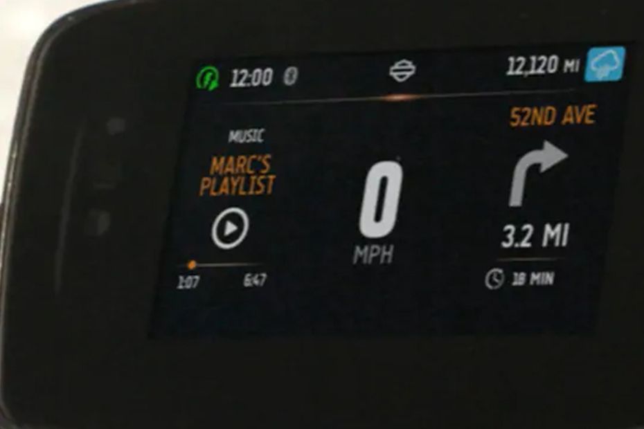 Harley Davidson LiveWire Speedometer