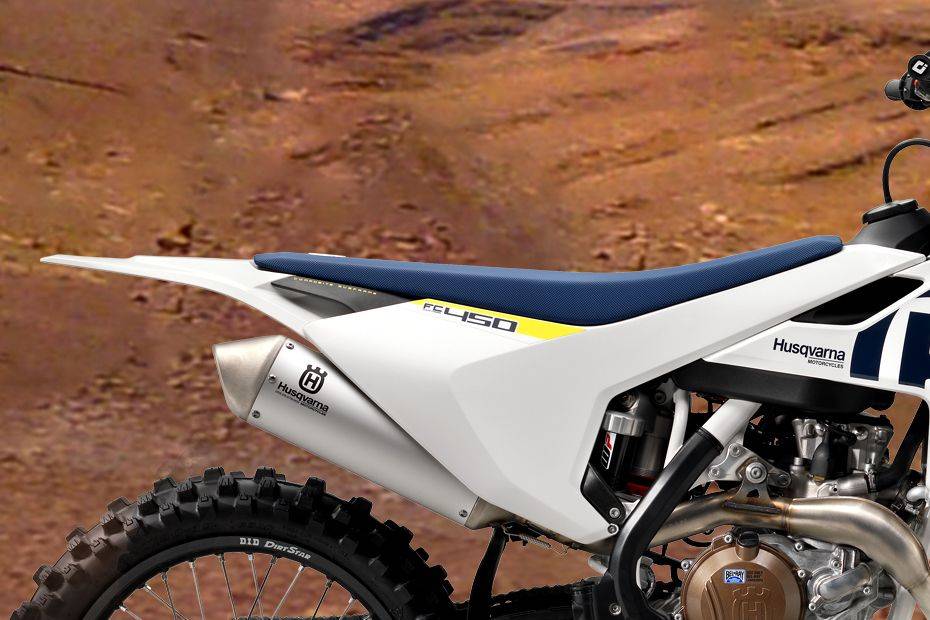 Husqvarna FC 450 Rider Seat View Husqvarna FC 450 Rider Seat View