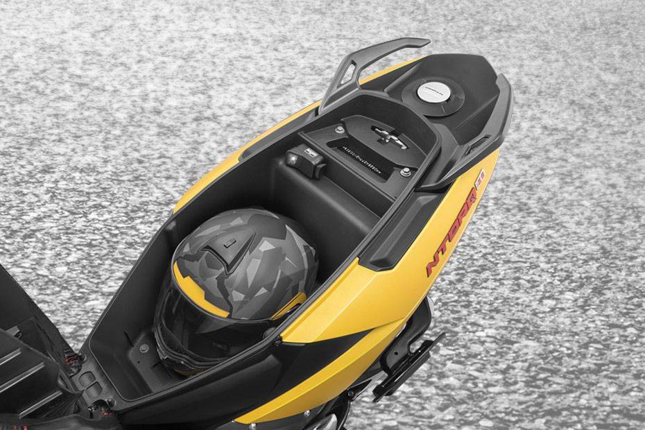 TVS Ntorq 125 Seat Storage Side View TVS Ntorq 125 Seat Storage Side View