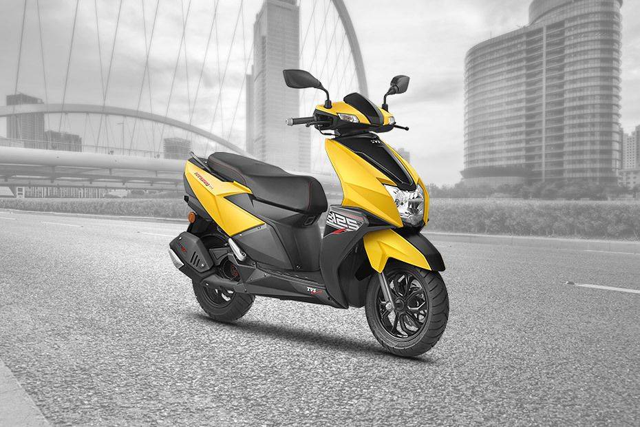TVS Ntorq 125 Slant Upfront View TVS Ntorq 125 Slant Upfront View