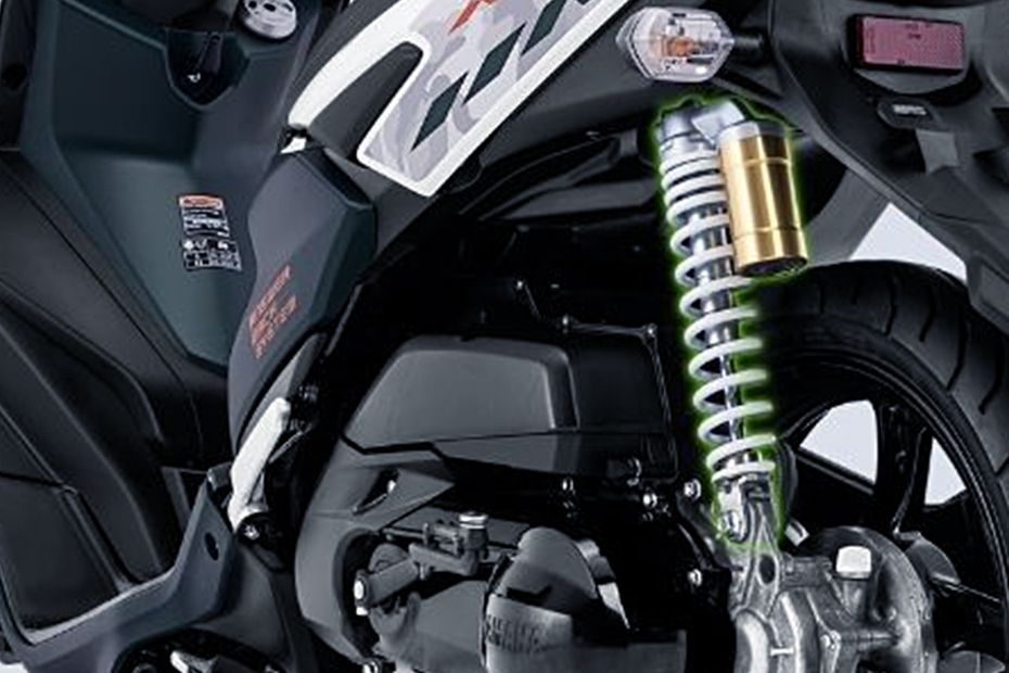 Suspensi belakang Yamaha XRide 125 Suspensi belakang Yamaha XRide 125