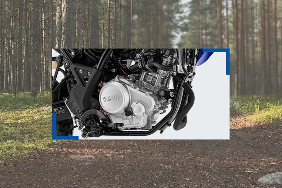 Yamaha WR155 R Engine View Yamaha WR155 R Engine View