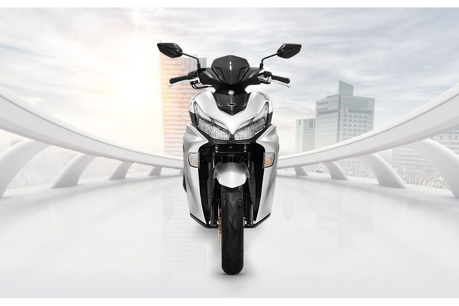 Tampak depan Yamaha Aerox Connected Tampak depan Yamaha Aerox Connected