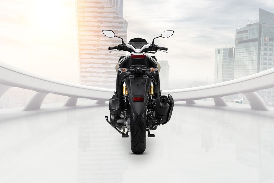 Yamaha Aerox Connected Rear Viewfull Image Yamaha Aerox Connected Rear Viewfull Image