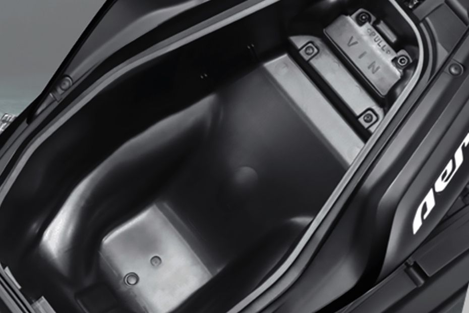 Yamaha Aerox Connected Seat Storage Side View Yamaha Aerox Connected Seat Storage Side View