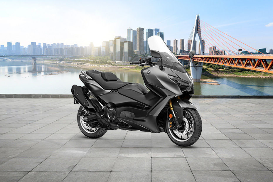 Yamaha Tmax Slant Rear View Full Image
