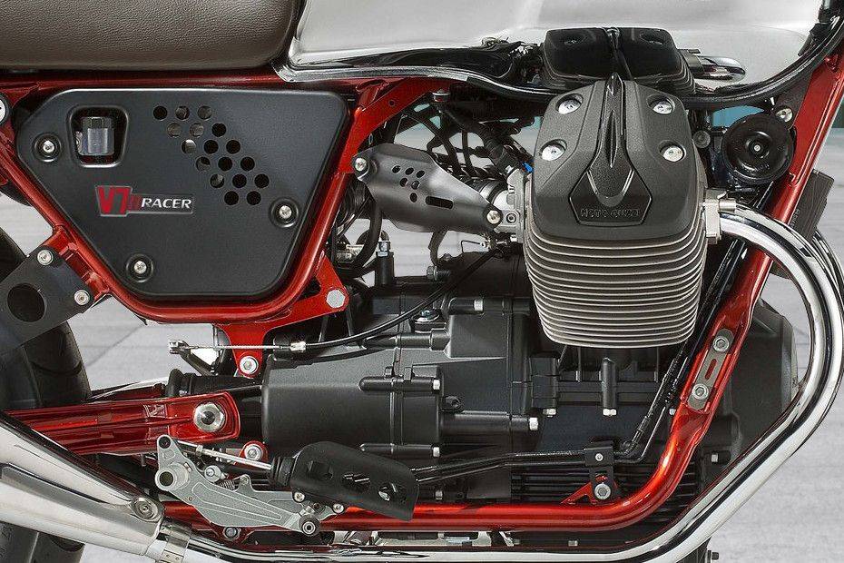 Moto Guzzi V7 II Racer Engine View Moto Guzzi V7 II Racer Engine View