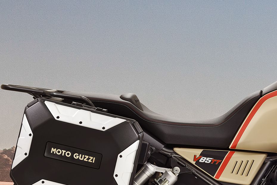 Moto Guzzi V85 TT Travel Rider Seat View