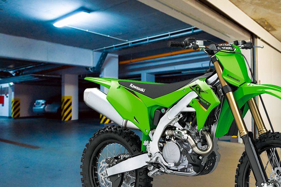 Kawasaki KX 450 по снегу