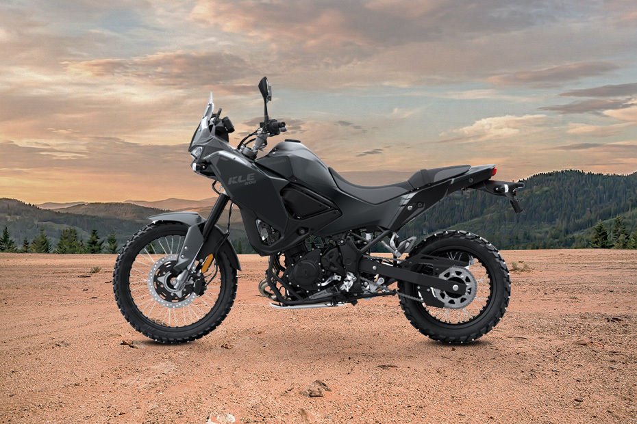 Kawasaki KLE500 Left Side View Full Image