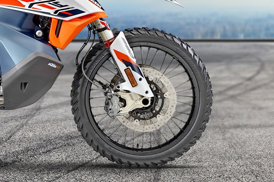 KTM 890 Adventure R Rally Front Tyre View