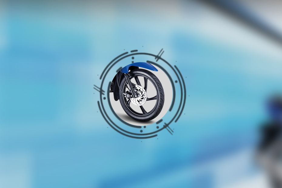Suzuki Smash FI Front Tyre View Suzuki Smash FI Front Tyre View