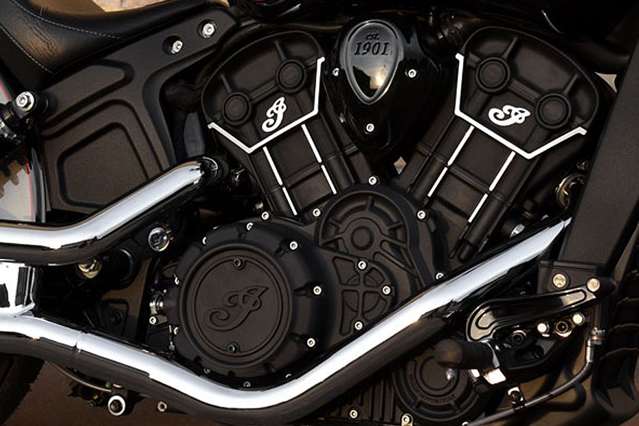 Indian Scout Sixty Engine View
