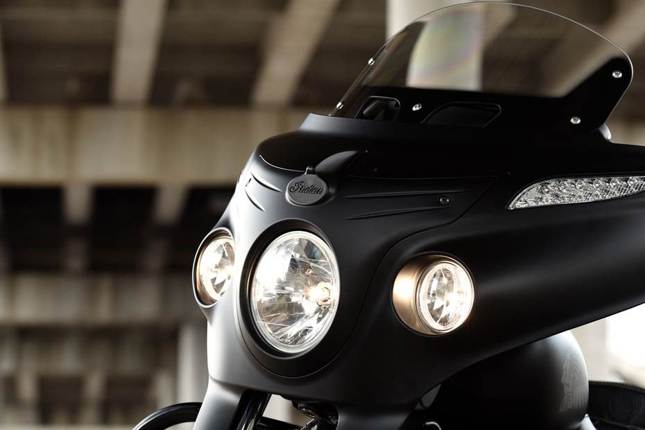 Indian Chieftain Dark Horse Head Light View Indian Chieftain Dark Horse Head Light View