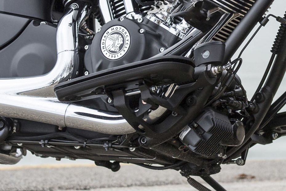 Indian Chief Dark Horse Foot Rest View