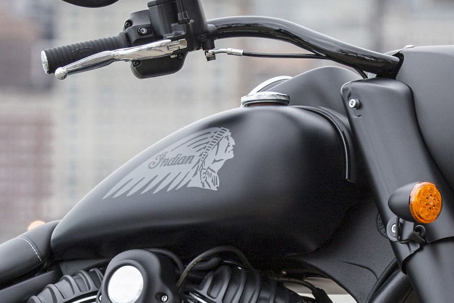 Indian Chief Dark Horse Fuel Tank View