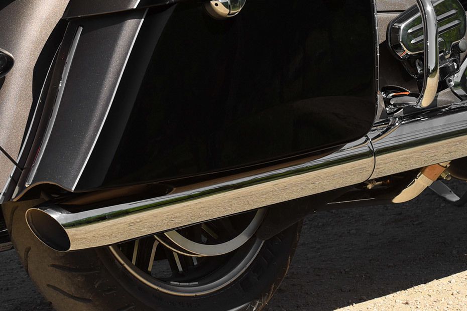 Indian Roadmaster Exhaust View