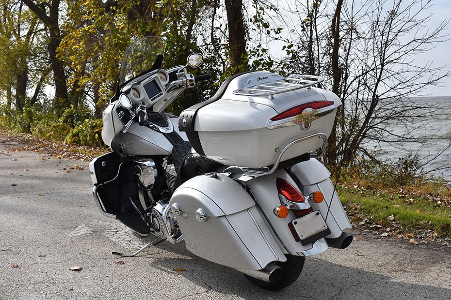 Indian Roadmaster Slant Back Side View Right