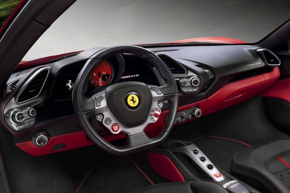 Ferrari 488 GTB Interior Details