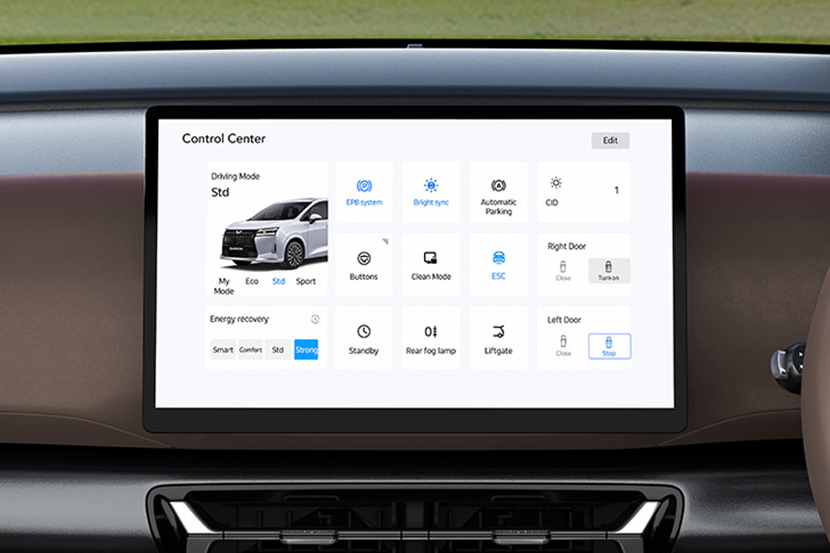 layar sentuh Cortez Darion EV