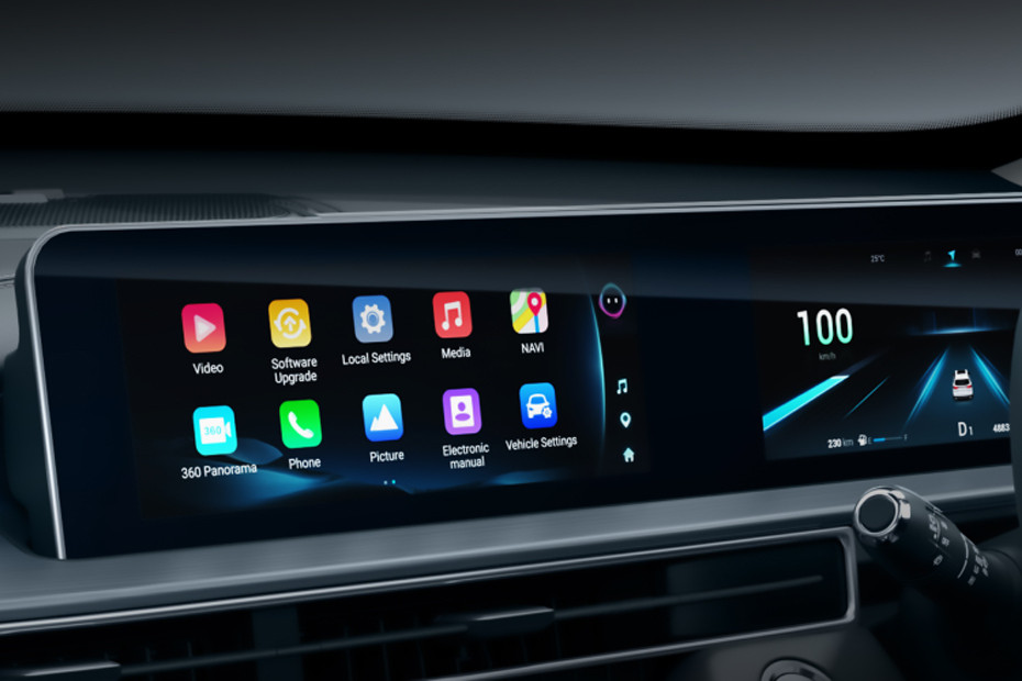 layar sentuh Tiggo Cross Sport