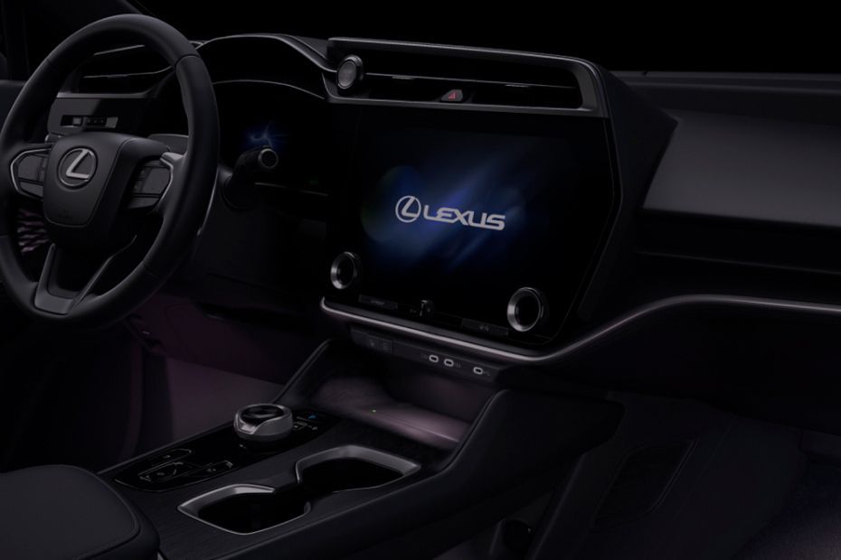 Lexus RZ konsol tengah