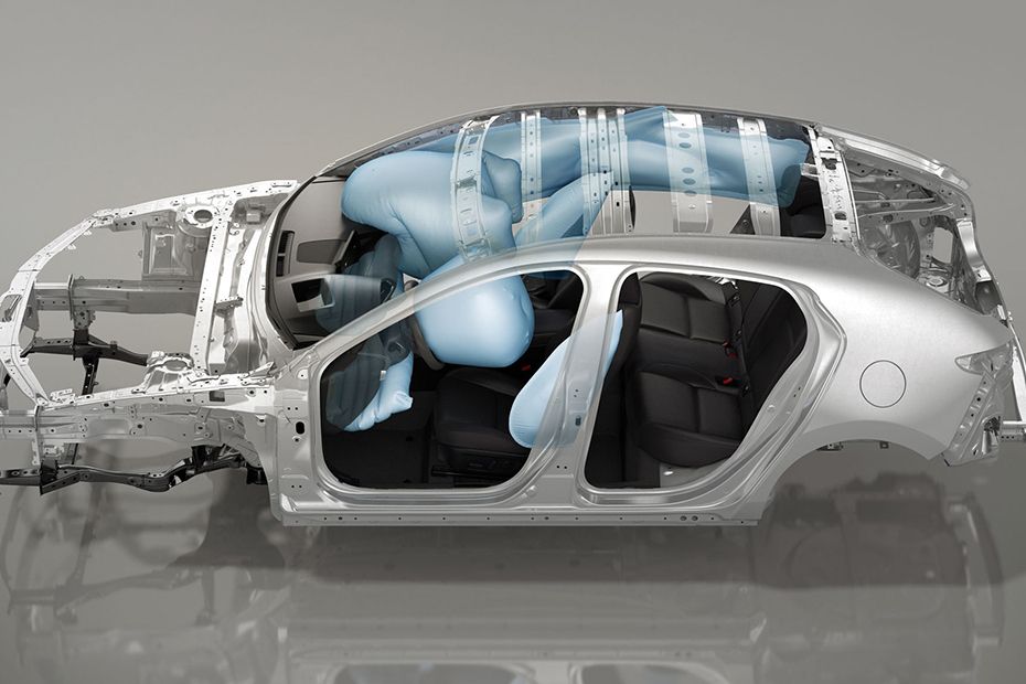 Mazda 2  Tampak airbag