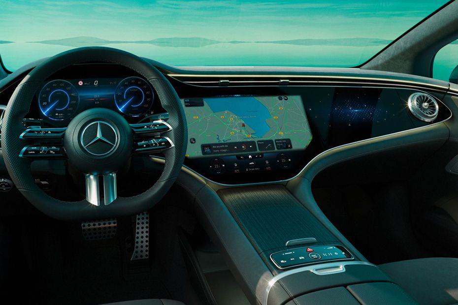 Mercedes Benz EQE Dashboard View