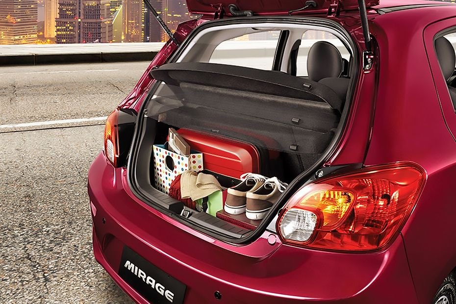 Mitsubishi Mirage Storage Closer View Mitsubishi Mirage Storage Closer View